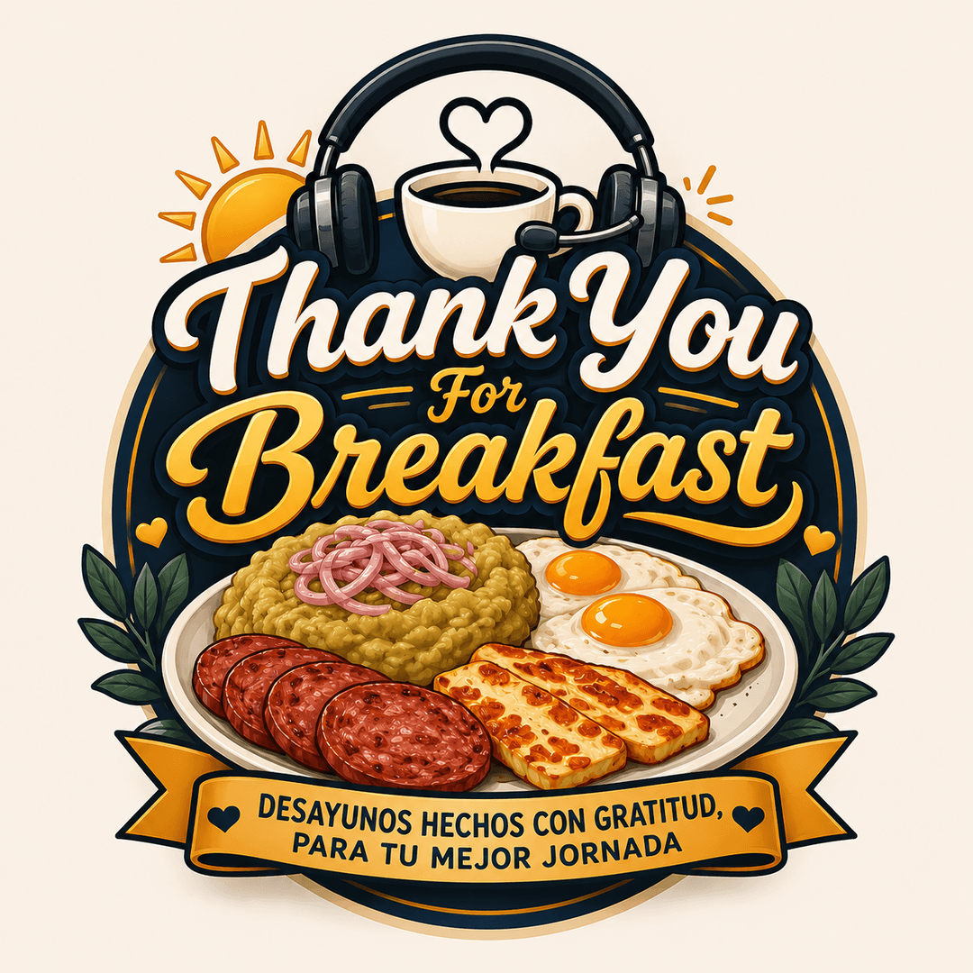 Plato de mangú, huevo, salami y queso frito de ThankYou4BreakFast
